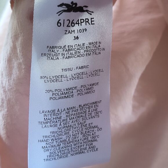 Lingchamp Blouse Nude - Crepe blouse. Size 36 = size S in US. - Picture 6 of 10